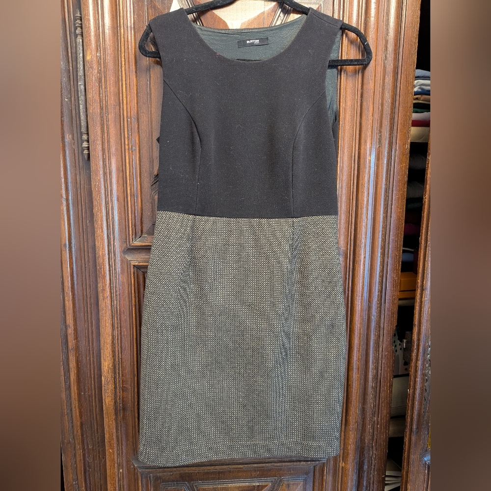 Elegant Black and Gray Women's Dress
